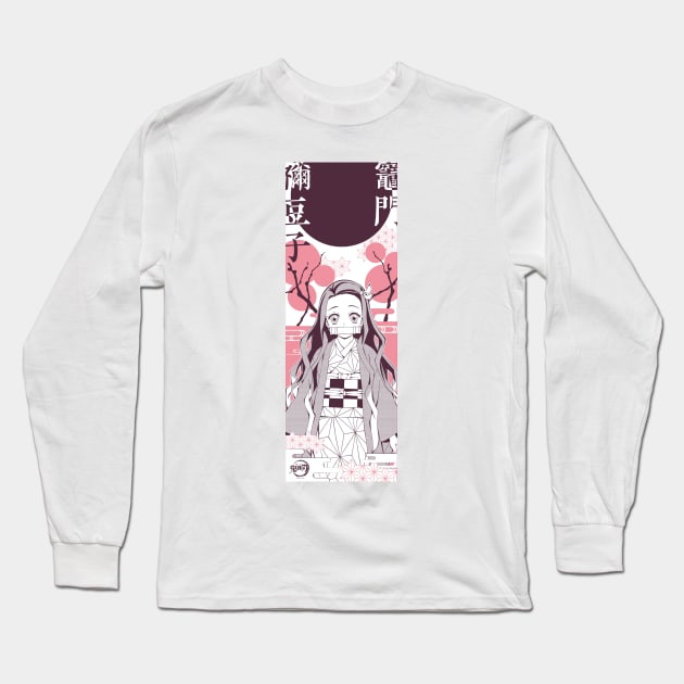 Nezuko Long Sleeve T-Shirt by Otaku Inc.